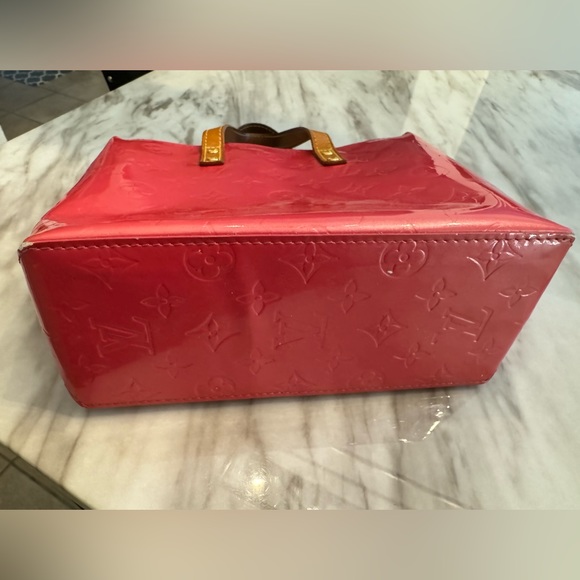 Authentic Pink Louis Vuitton Small Vernis Tote - Picture 9 of 10
